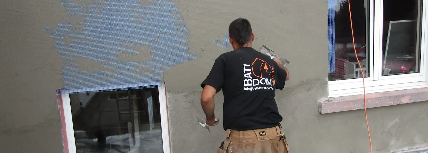 Rénovation d'un mur extérieur